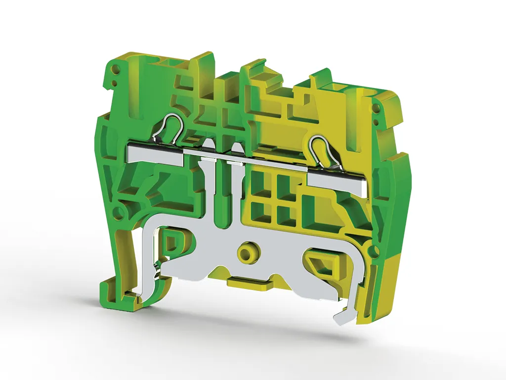 Клемма 2,5 mm2, желто-зеленый