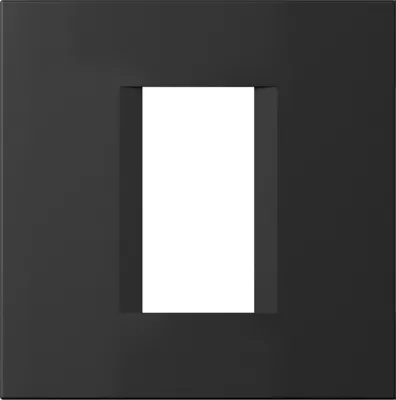 Рамка декоративная LINE 1/2M черный матовый (OL10SB-U)