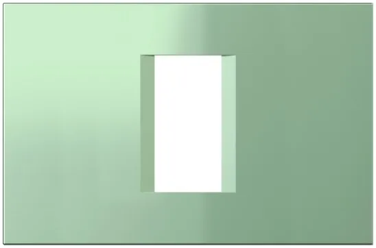 Рамка декоративная LINE 1/3M зеленый металлик (OL13MG-U)