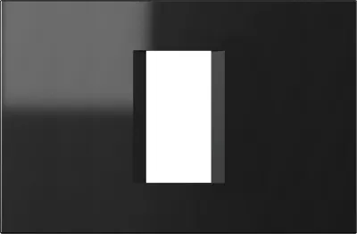 Рамка декоративная LINE 1/3M черный глянцевый (OL13NB-U)