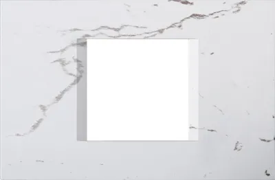 Рамка декоративная LINE 2/3M белый мрамор (OL23SW-U)