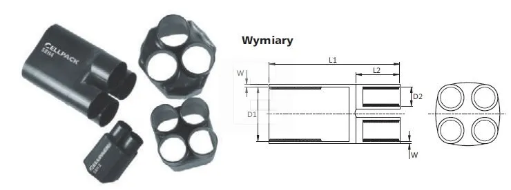 SEH4/95-36/B(120-300) Manusa retractibila pt. cabluri, sect 120-300