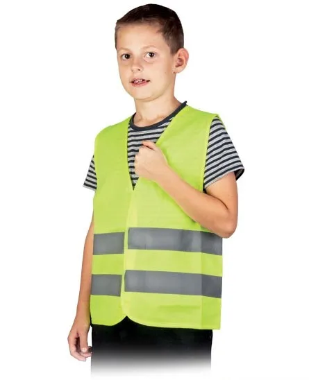 Vesta reflectorizanta pt copii KOS-KIDS-Y_XS, Galbena