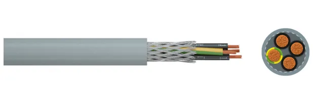 Экранированный контрольный провод 4х15