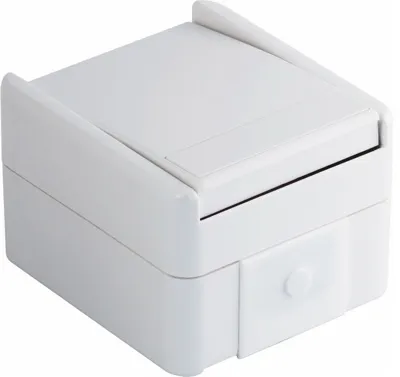 IP44 Intrerupator bipolar alb-mat exterior (SF20PW-U)