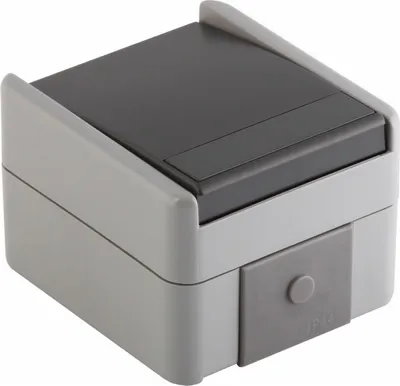 IP44 Intrerupator gri-mat exterior (SF10GY-U)