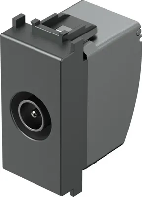 Priza TV de trecere 10dB alama antic  (KM12AT-B)