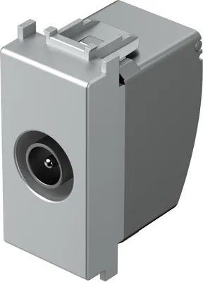 Розетка TV промежуточная 1 ДБ 1М, серебро