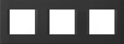 Рамка декоративная LINE 3*2M черный глянцевый (OL26NB-U)