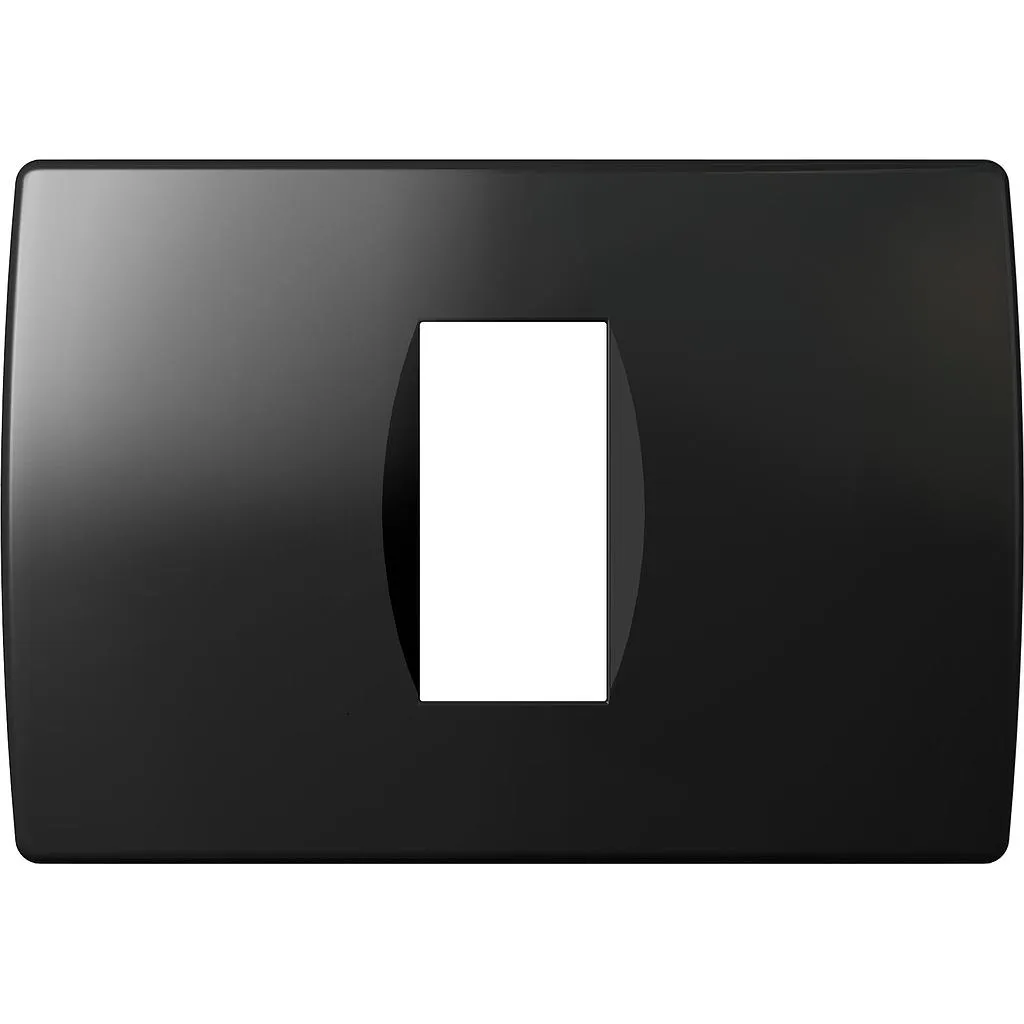 Декоративная рамка SOFT 1/3M черный глянцевый (OS13NB-U)