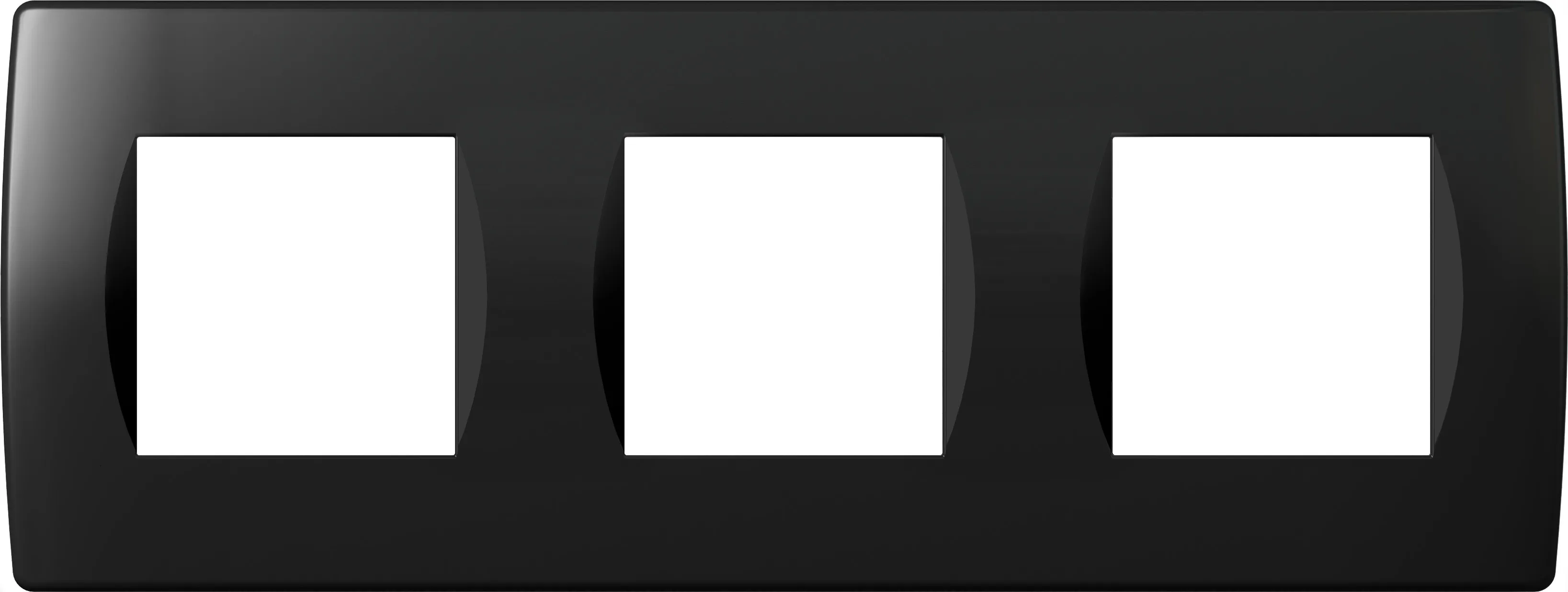 Декоративная рамка SOFT 3*2M черный глянцевый (OS26NB-U)