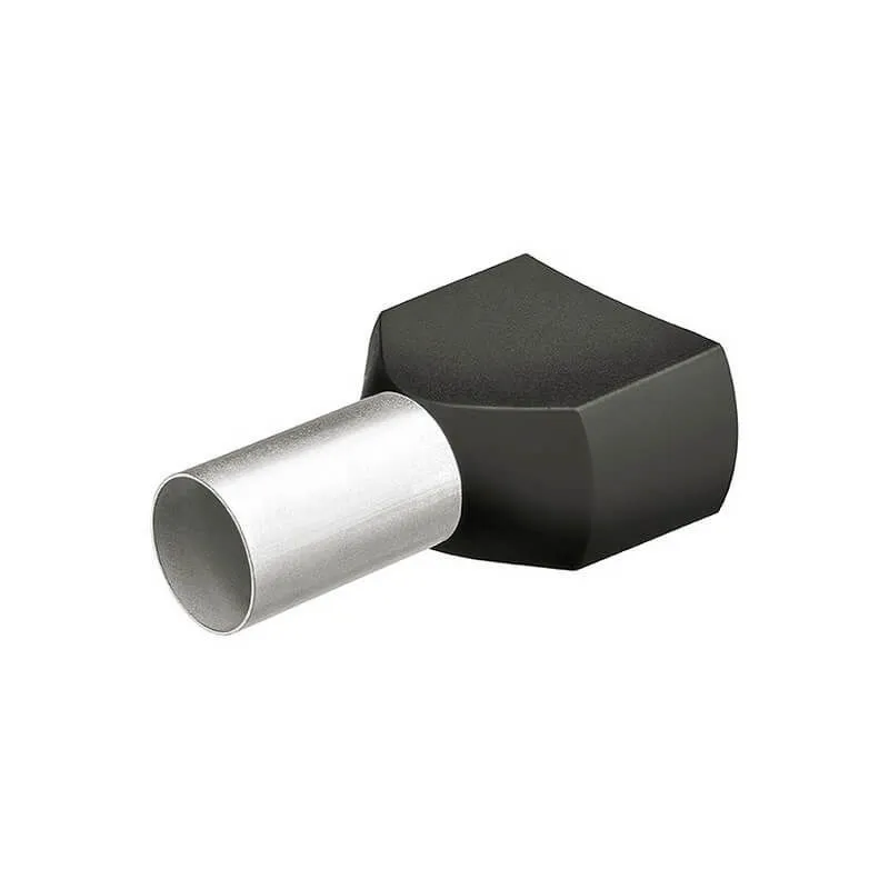 Papuc 2x1,50 mm2 NEGRU (100 buc) UY-23015E