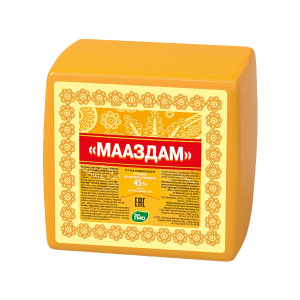 Сырный продукт "Piryatin" Маасдам 50% блок