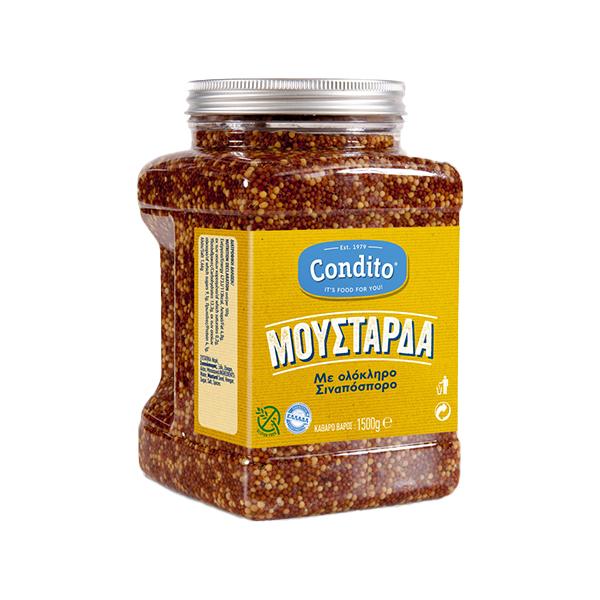 Горчица с семенами горчицы "Condito"