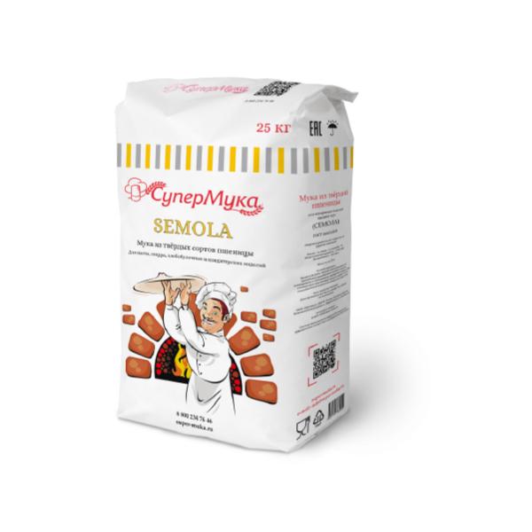 Мука из твердой пшеницы "СУПЕР-МУКА" Семола (для пасты и пиццы)