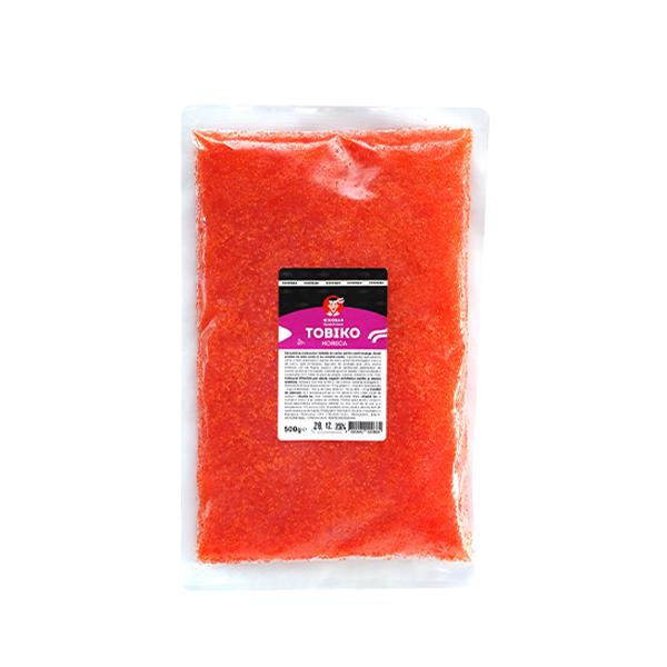 Пищевой продукт для суши тобико "Kikosan" оранжевая