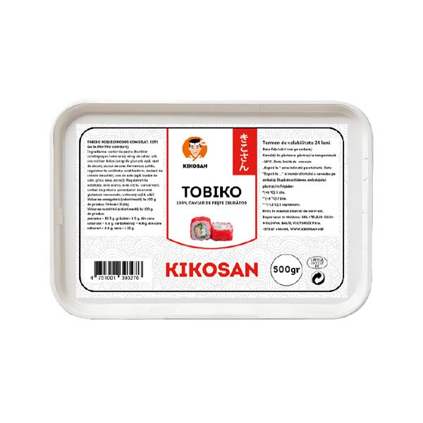 Икра летучей рыбы тобико "Kikosan" красная