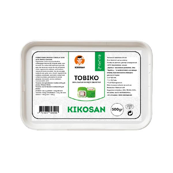Caviar tobiko peste zburator "Kikosan" verde