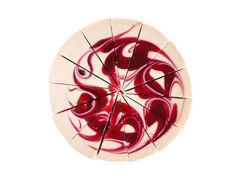 Cheesecake «New York сu capsune»