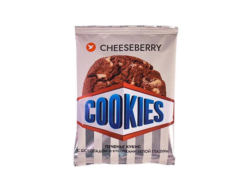 Печенье «Кукис с шоколадом и кусочками белой глазури»