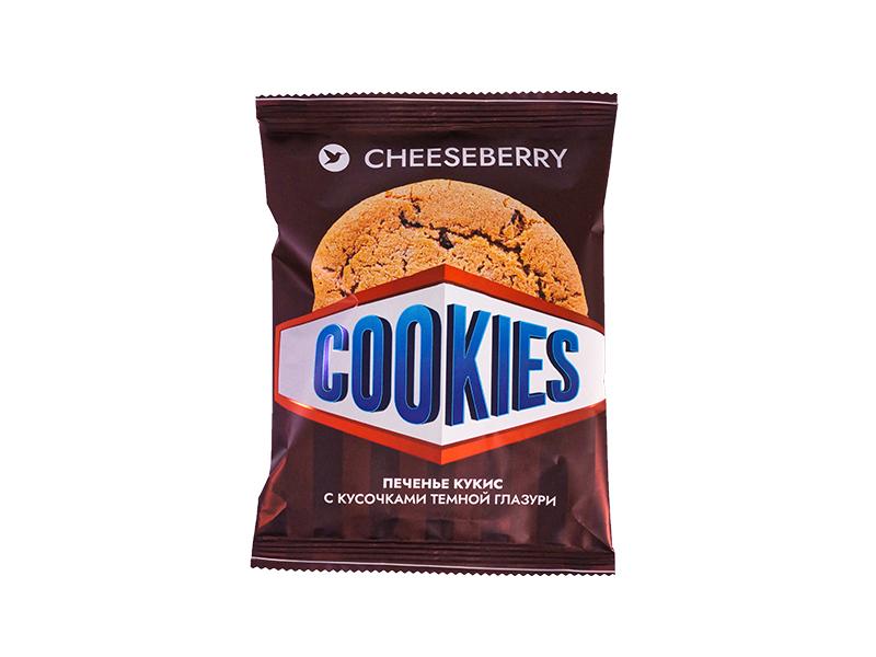 Печенье «Кукис с шоколадом и кусочками темной глазури»