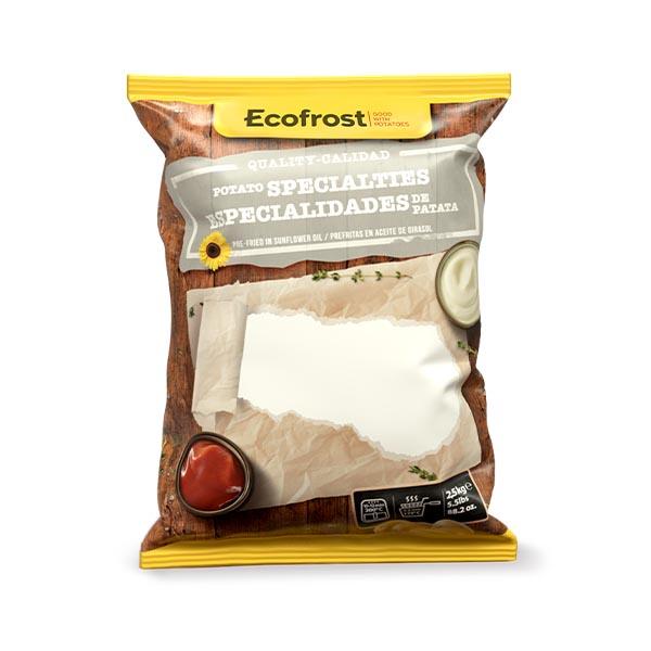 Cartofi wedges skin-on "Ecofrost"