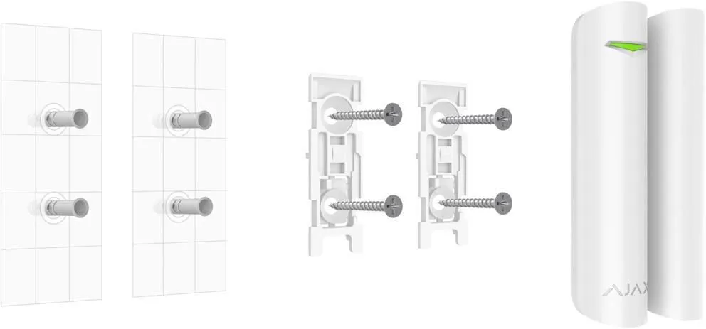 Senzor de deschidere a usii DoorProtect EU (alb)  AJAX