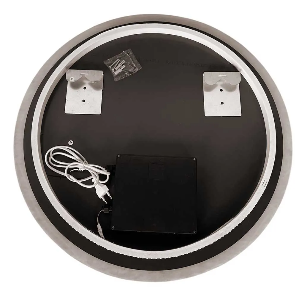 Oglinda pentru baie LED 2700/4000/6000K (rotunda cu janta) 60 x 60 cm IP44 UNIPLAST