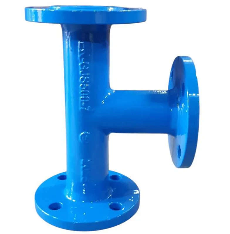 Teu fonta cu flanse D. 50 PN10/16 L=300 mm (4 gauri) BLUCAST