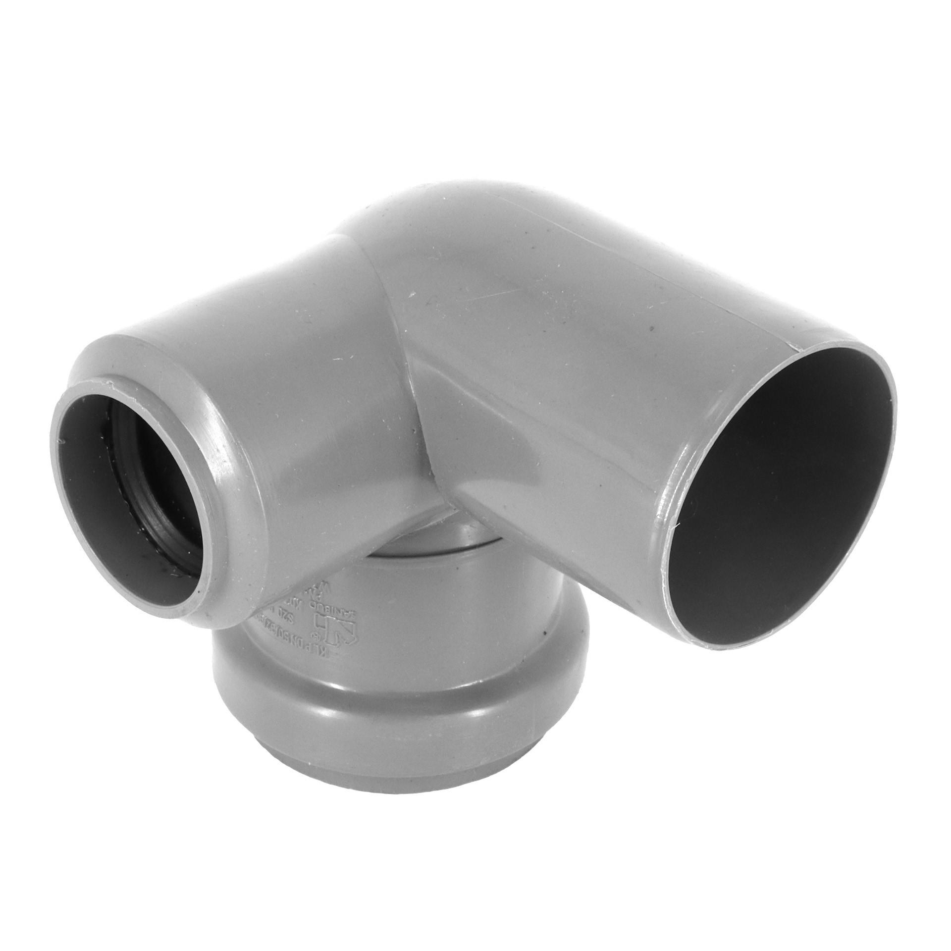 Отвод ПП D. 50 / 90° x 32 / 90° двухплоскостной (правый) PL