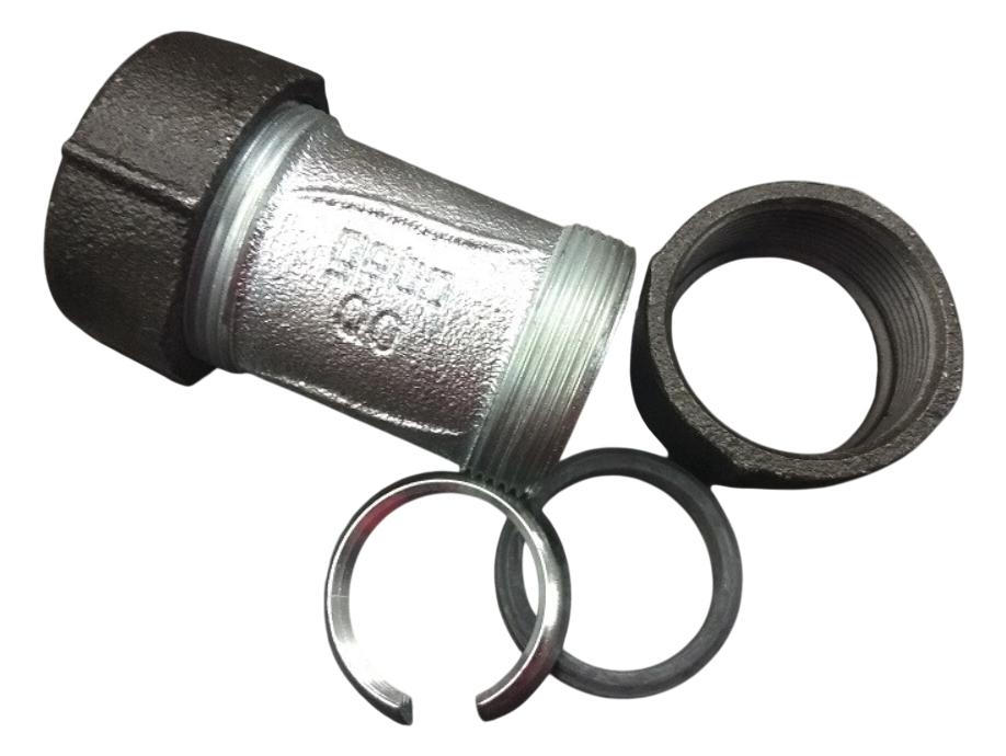 Соединение зажимное чугунное OK D. 1.1/2" (47.9-51.5 мм)  GEBO