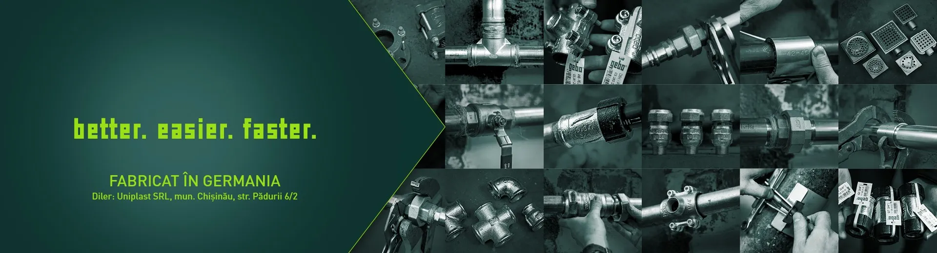 Mufa imbinare rapida fonta OK D. 2" (59.7-63.5 mm) GEBO