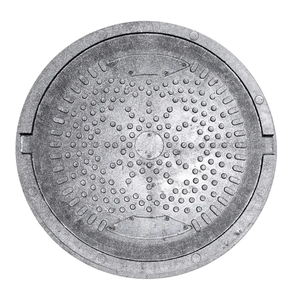 Capac cu rama compozit (nisip+polimer) D.630 (sur-inchis) (pentru gradina) 730x50 mm, 25 kg