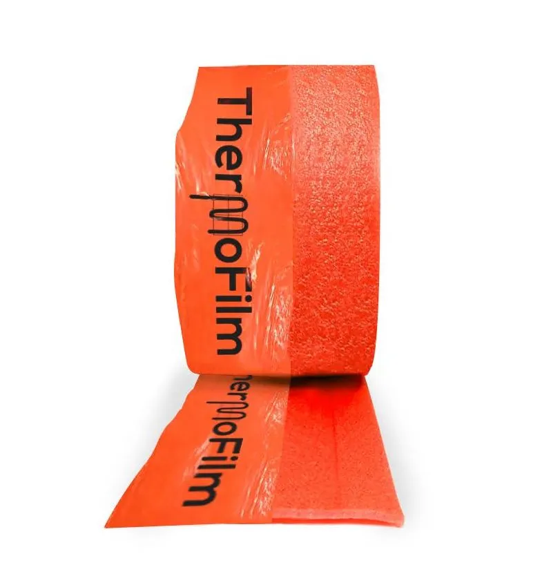 Изоляция пристенная 16 см x 30 м (демпферная лента) оранжевая ThermoFilm Pro