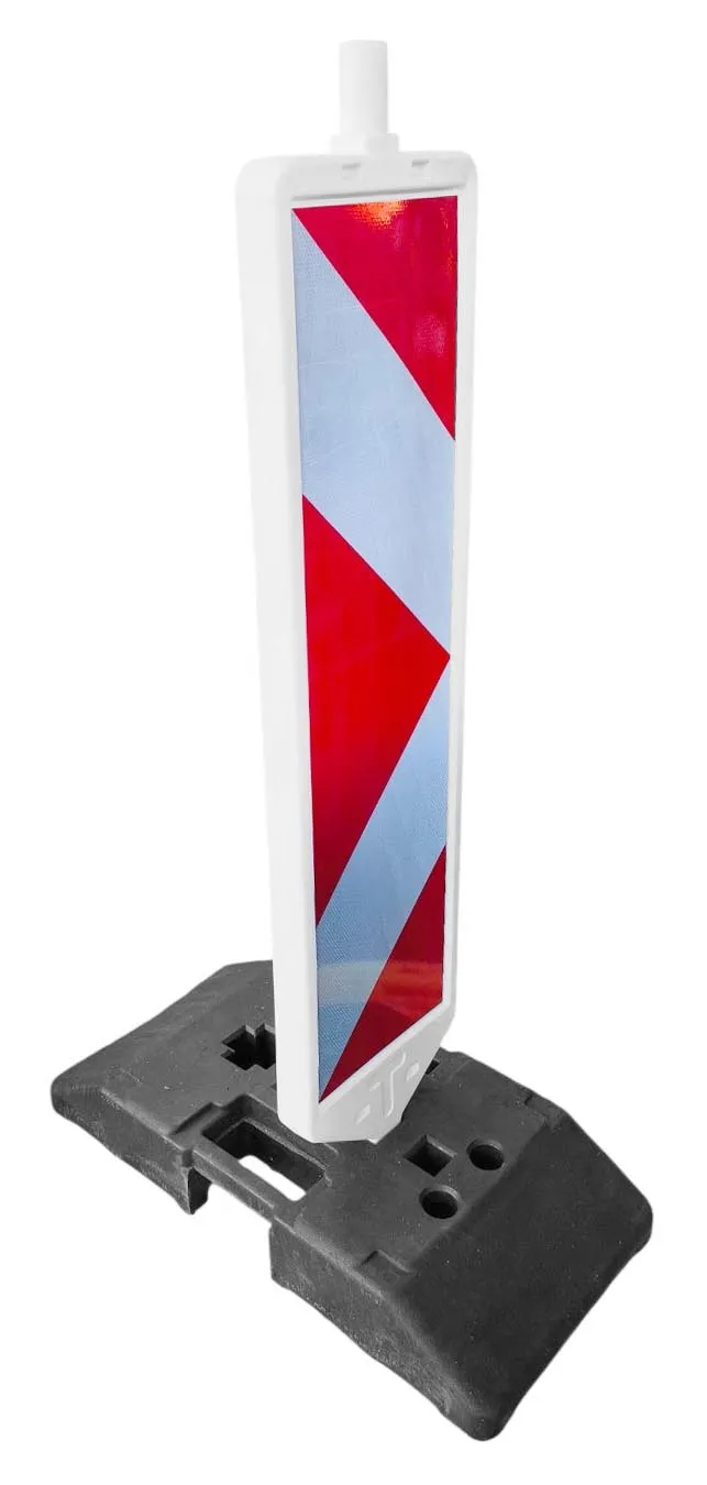 Переносной столбик дорожного ограждения H=1350 см (79 х 39 х 11.5 см)
