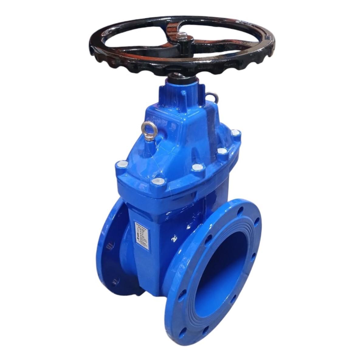 Задвижка чугунная D.200 PN10 обрезиненный клин EN558 (Serie 14) (L=225 мм) (8 отверстий)  UNV