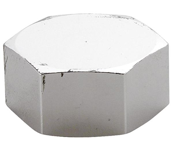 Заглушка-крышка D. 1/2" М хромированная 524  REMER