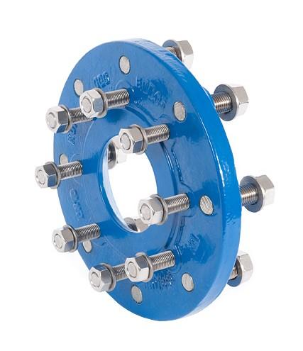 Переход фланцевый чугунный D.300 x 250 (короткий) PN10 L=35 мм (12/12 отверстий) series XR  BLUCAST