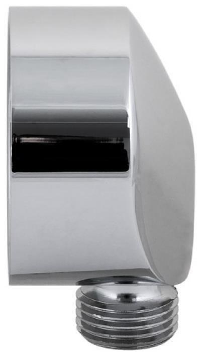 Адаптер (штуцер) для подключения шланга душа лейки (круглый) хром 309L  REMER