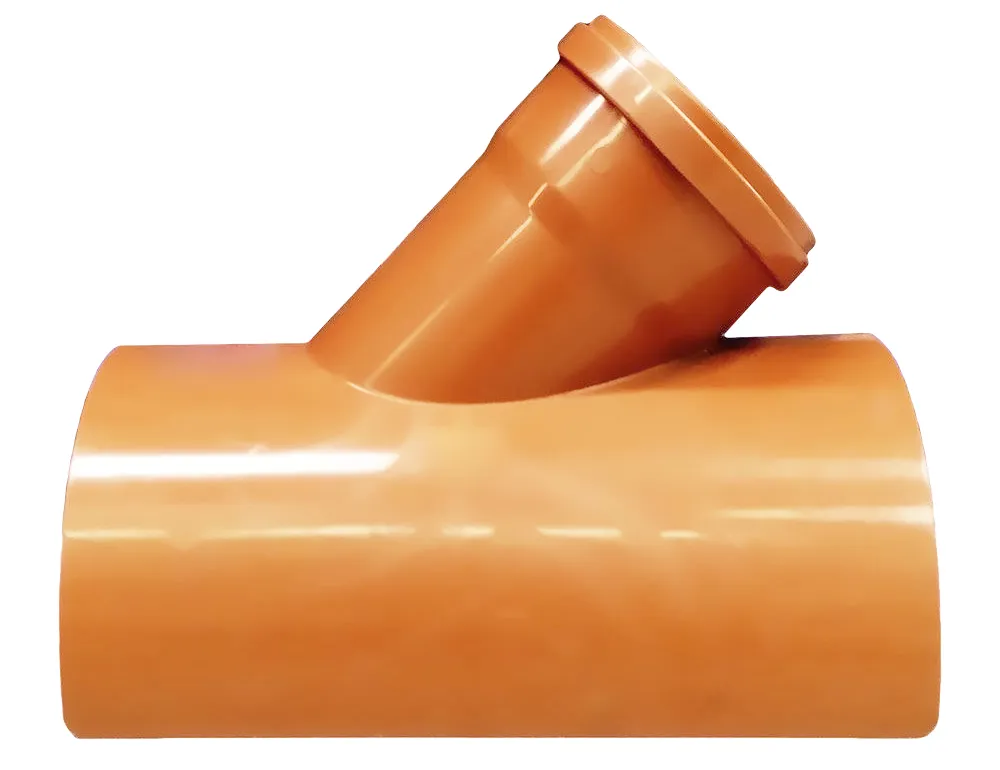 Хомут клеевой ПВХ D.315 x 160 / 45° (наружный)  BTN