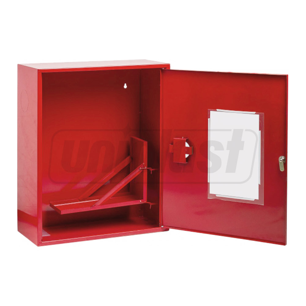 Cutie interior hidrant, neechipata, econom 510x470x195 mm (un compartiment cu suport pentru furtun) (rosu) ШПК 310 ВОК  ФАЭКС