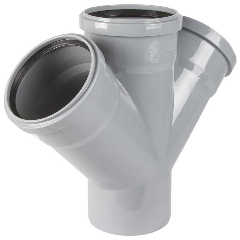 Крестовина ПП D.110 x 110 / 45°  POLITEK