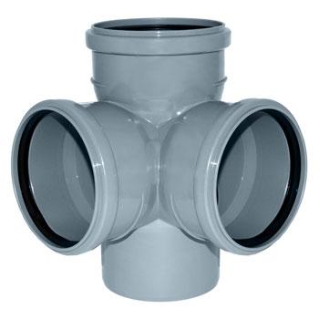 Крестовина ПП двухплоскостная D.110 x 110 / 90°  PL