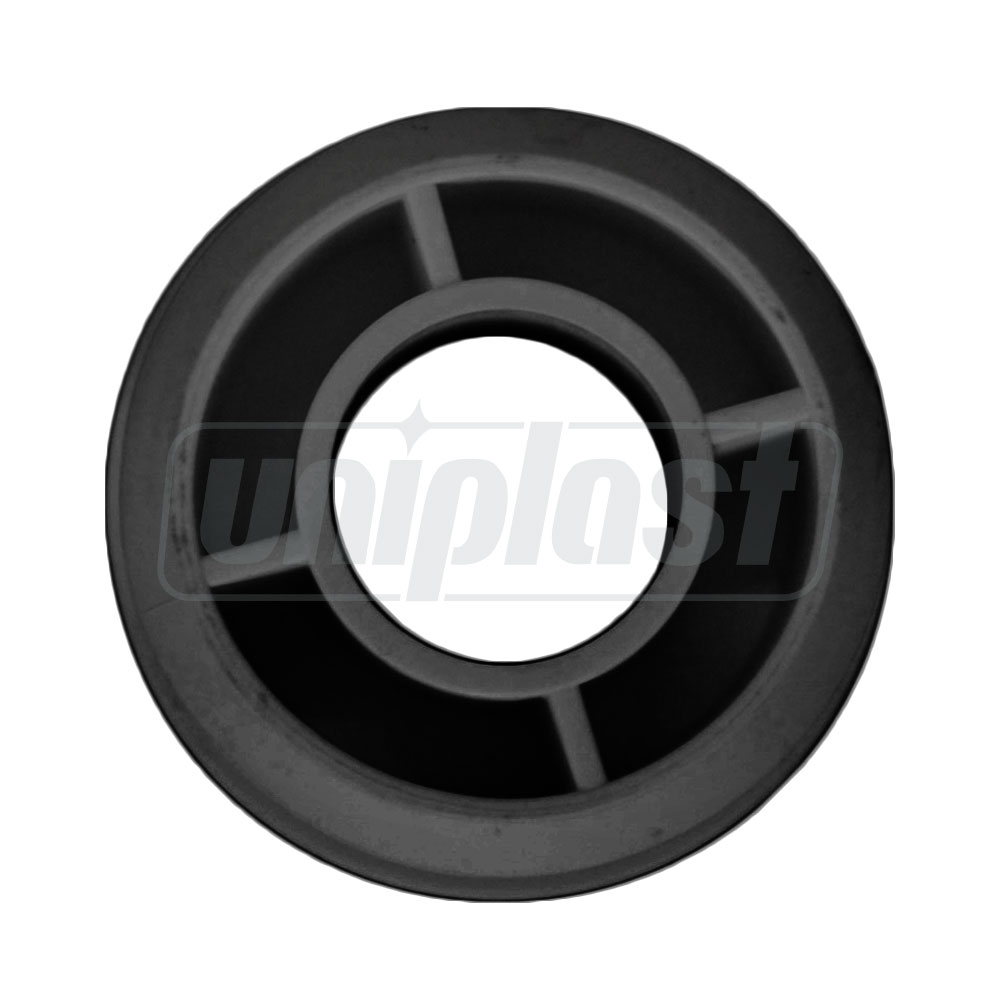 Переход резиновый D. 50 x 32 (черный)  POLITEK