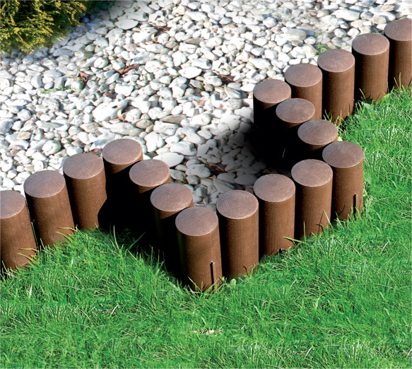 Огородная полисада (5 элементов комплект) L=2.3 м (коричневый)  CELLFAST  СНЯТ С ПРОИЗВОДСТВА