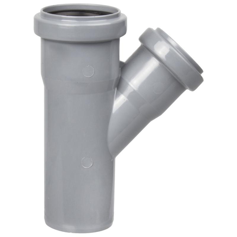 Тройник ПП D. 50 x 40 / 45°  POLITEK