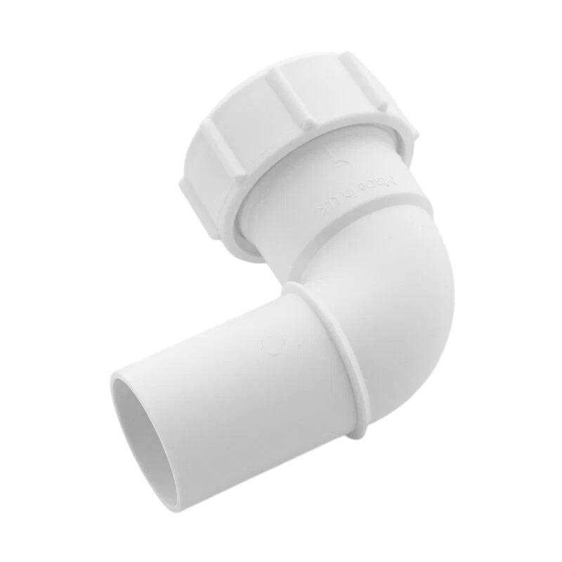 Отвод канал ЗАЖ PP 90° D. 40 (1-стор.) Art40C-WH MCALPINE