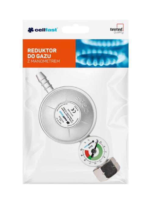 Reductor butelie de gaz cu manometru  CELLFAST