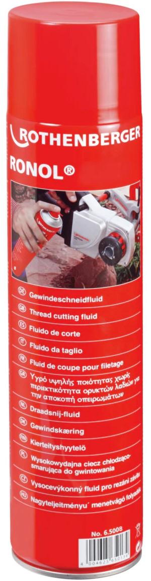 Минеральное масло для нарезки резьбы RONOL, спрей 600 мл (65008)  ROTHENBERGER