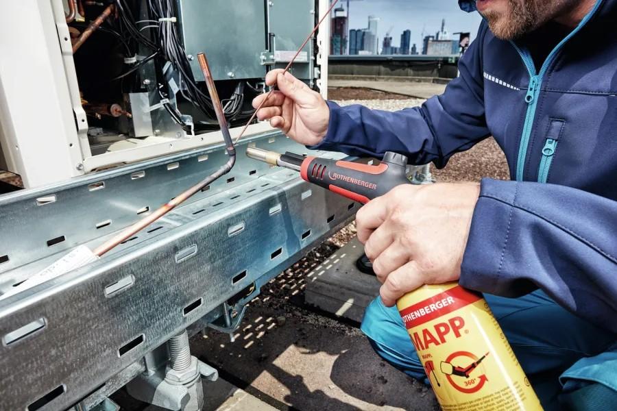 Aparat de lipit profesional SUPER FIRE 4 cu arzator ciclon, 7/16" EU (1500001355)  ROTHENBERGER